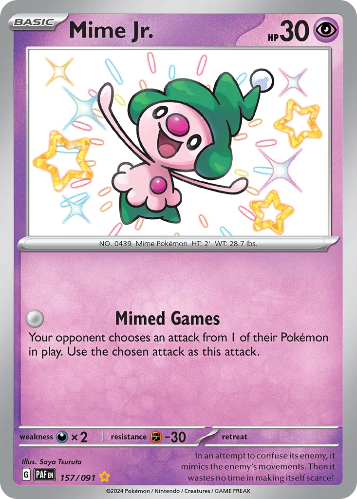 Mime Jr. 157/091 Shiny rare