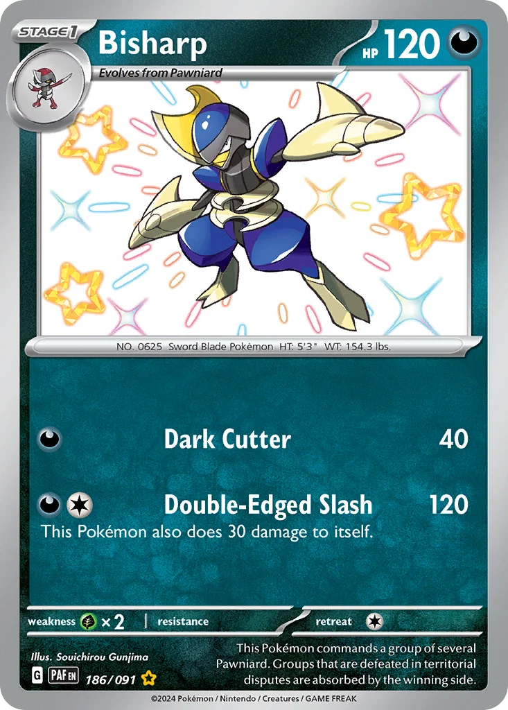 Bisharp 186/91 Shiny rare