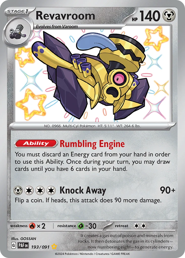 Revavroom 193/091 Shiny rare
