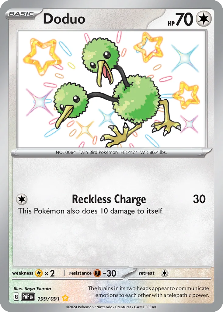 Doduo 199/091 Shiny rare