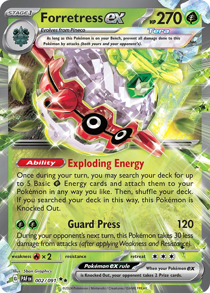 Forretress ex 002/091 Double rare