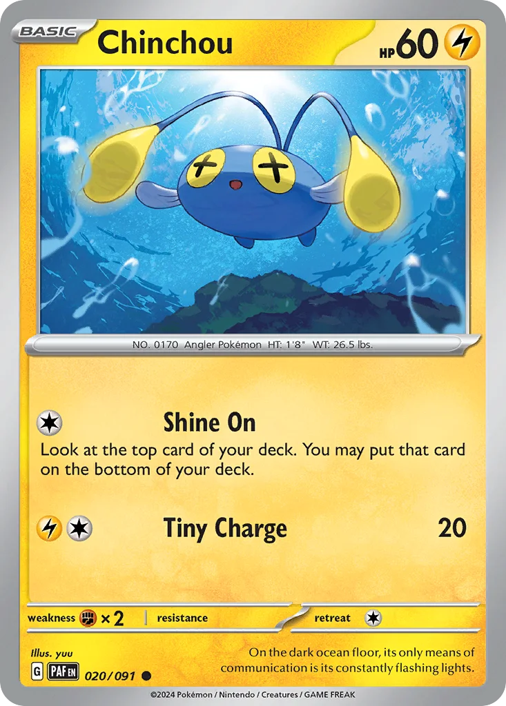 Chinchou 020/91 Common
