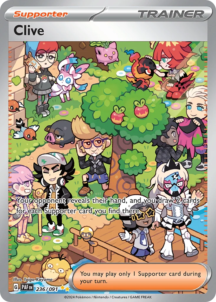 Clive 236/91 Special illustration rare