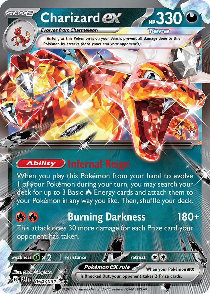 Charizard ex 054/091 Double rare