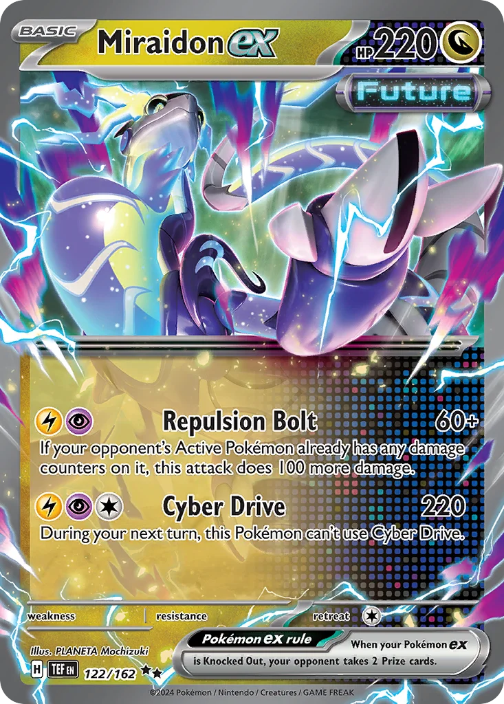 Miraidon ex 122/162 Double rare
