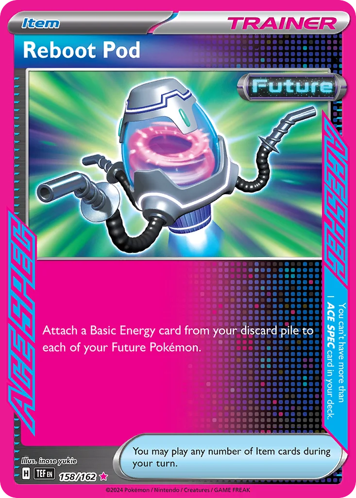 Reboot Pod 158/162 Ace spec rare