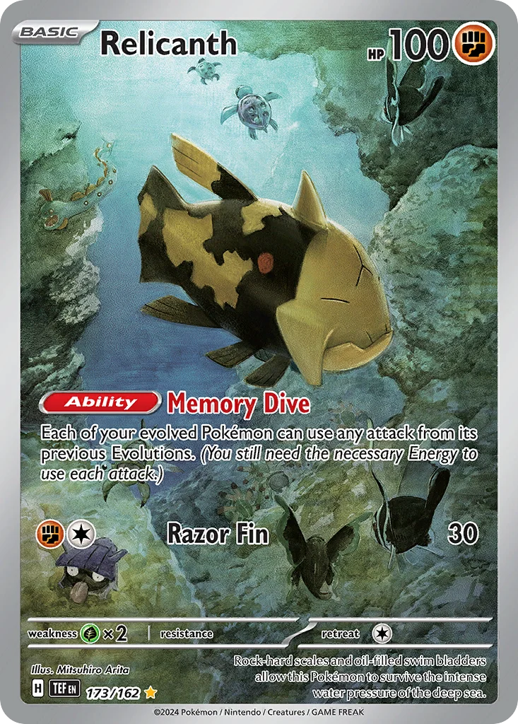 Relicanth 173/162 Illustration rare