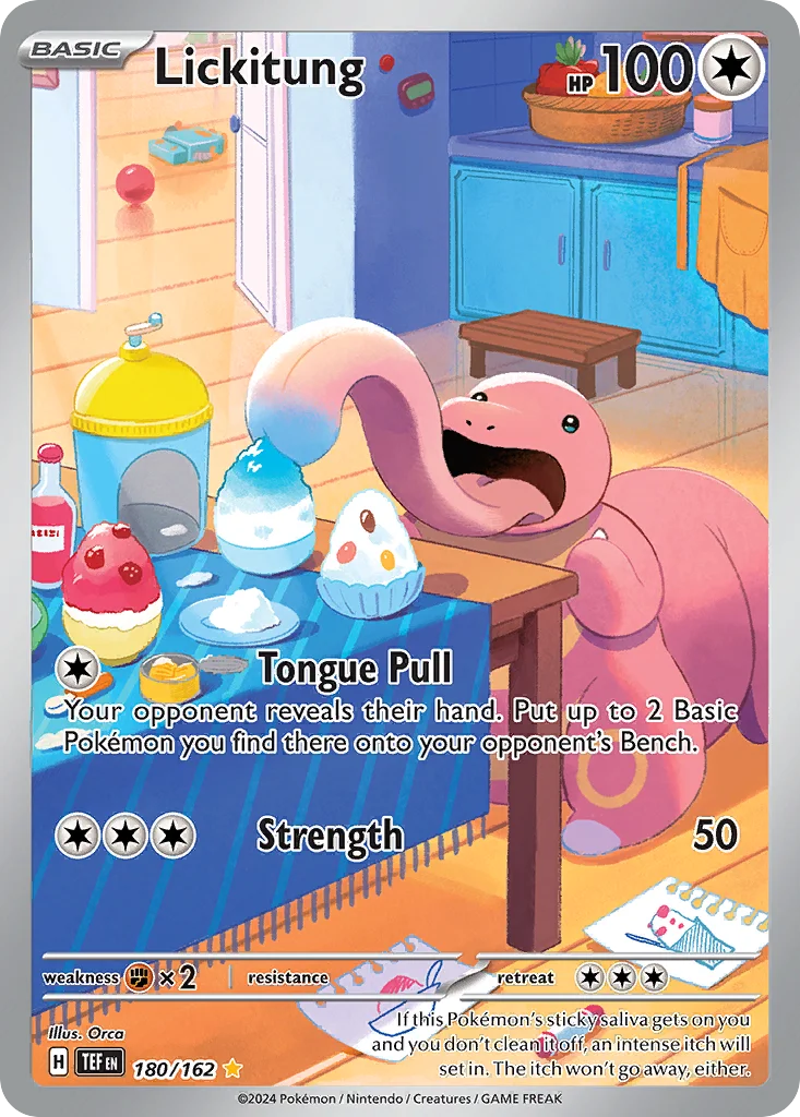 Lickitung 180/162 Illustration rare