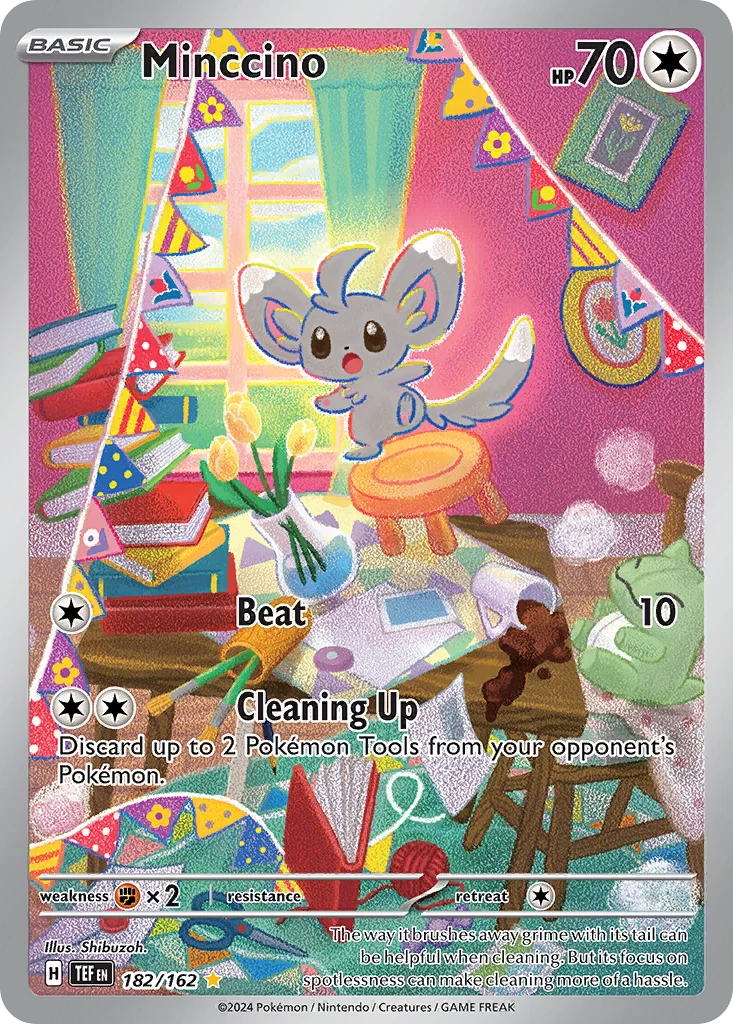 Minccino 182/162 Illustration rare