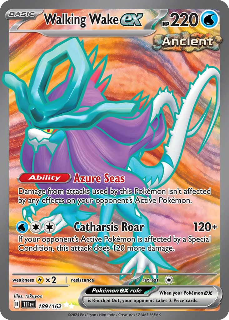Walking Wake ex 189/162 Ultra rare