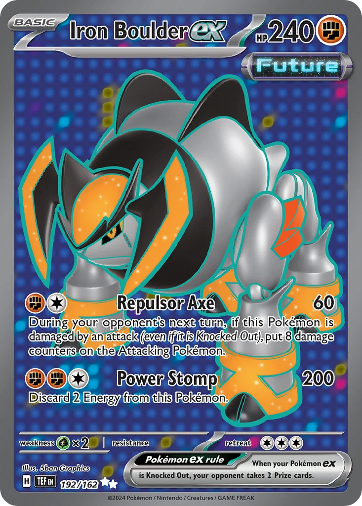 Iron Boulder ex 192/162 Ultra rare