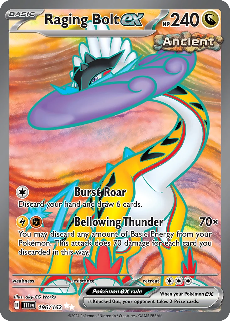 Raging Bolt ex 196/162 Ultra rare