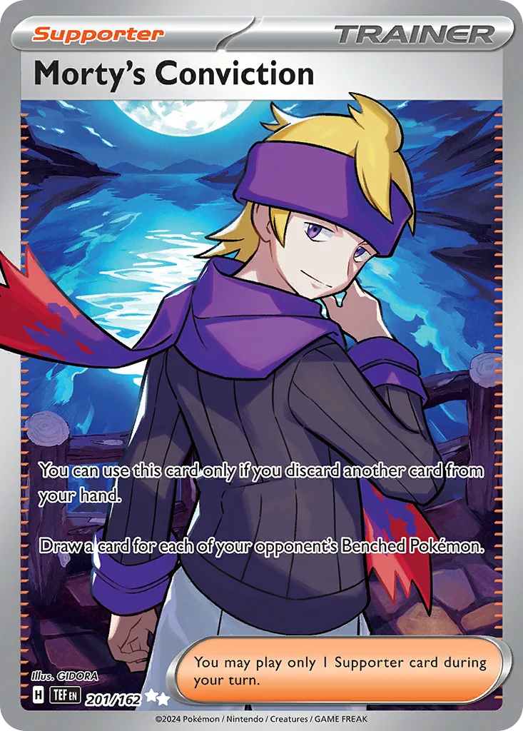 Morty's Conviction 201/162 Ultra rare