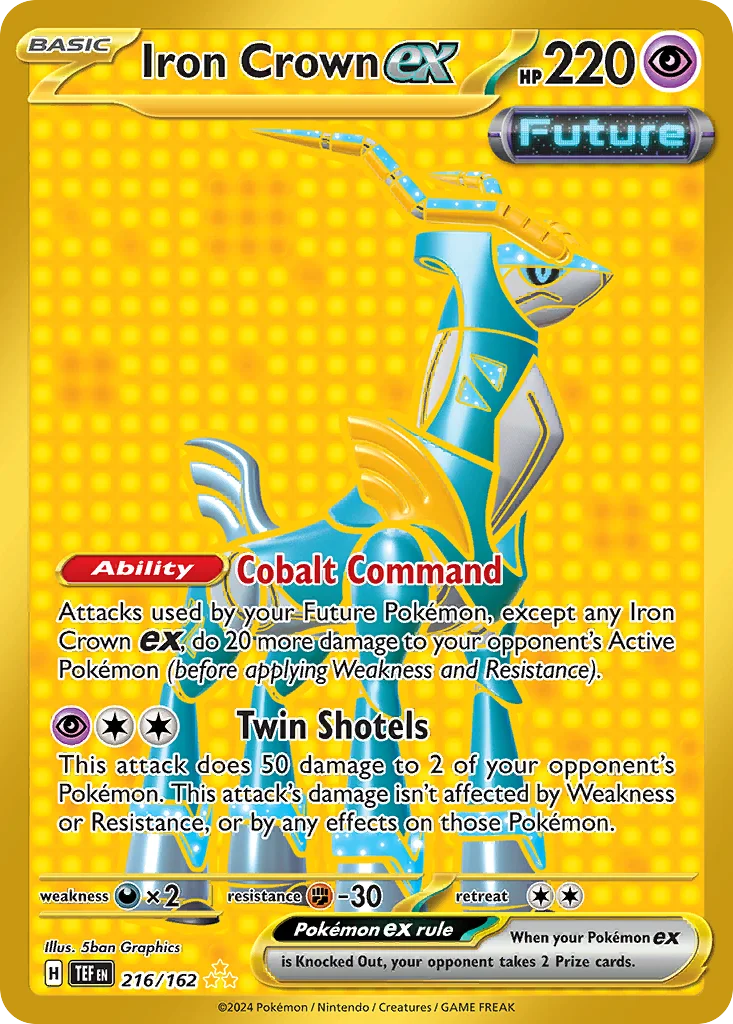 Iron Crown ex 216/162 Hyper rare