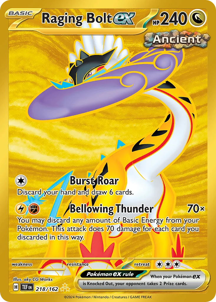 Raging Bolt ex 218/162 Hyper rare