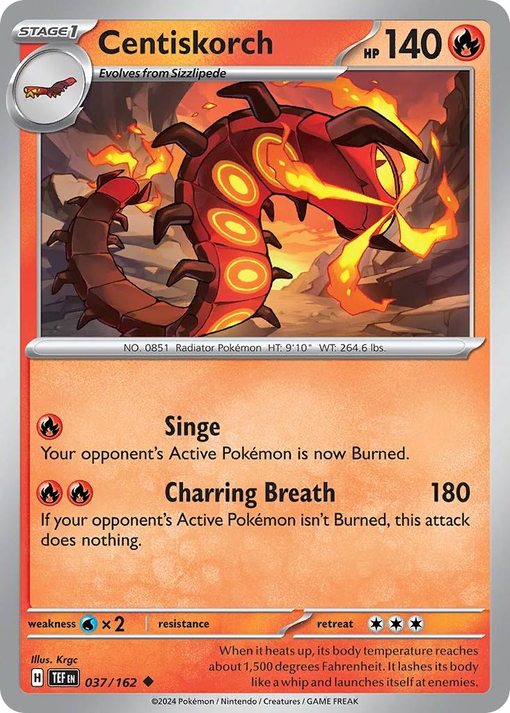 Centiskorch 037/162 Uncommon