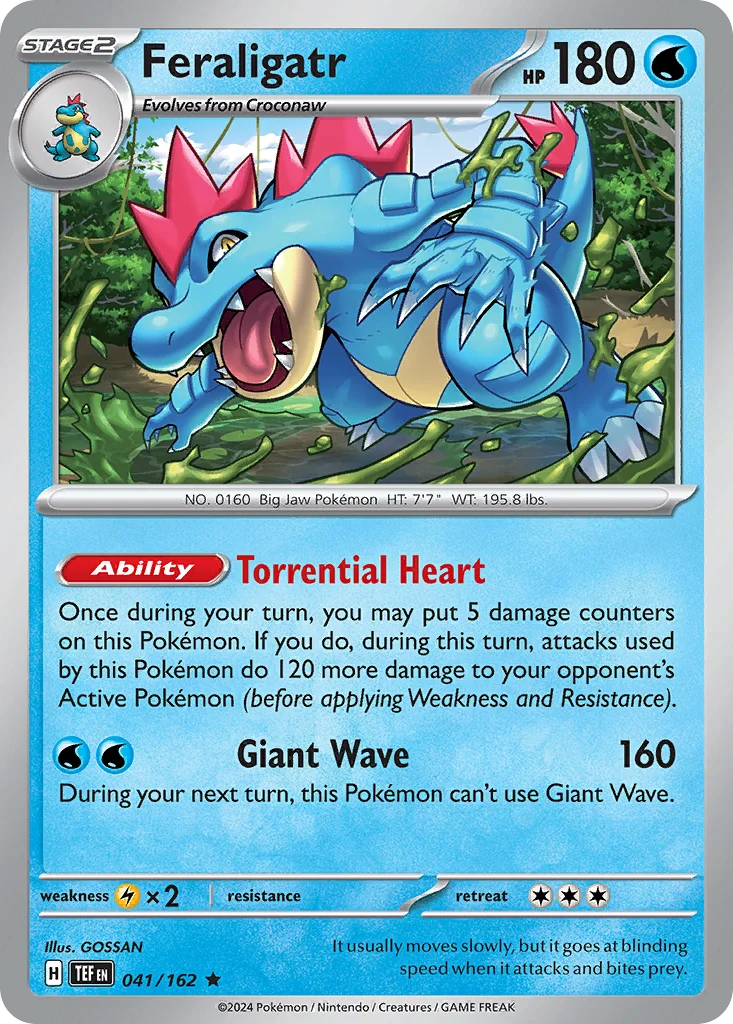 Feraligatr 041/162 Rare