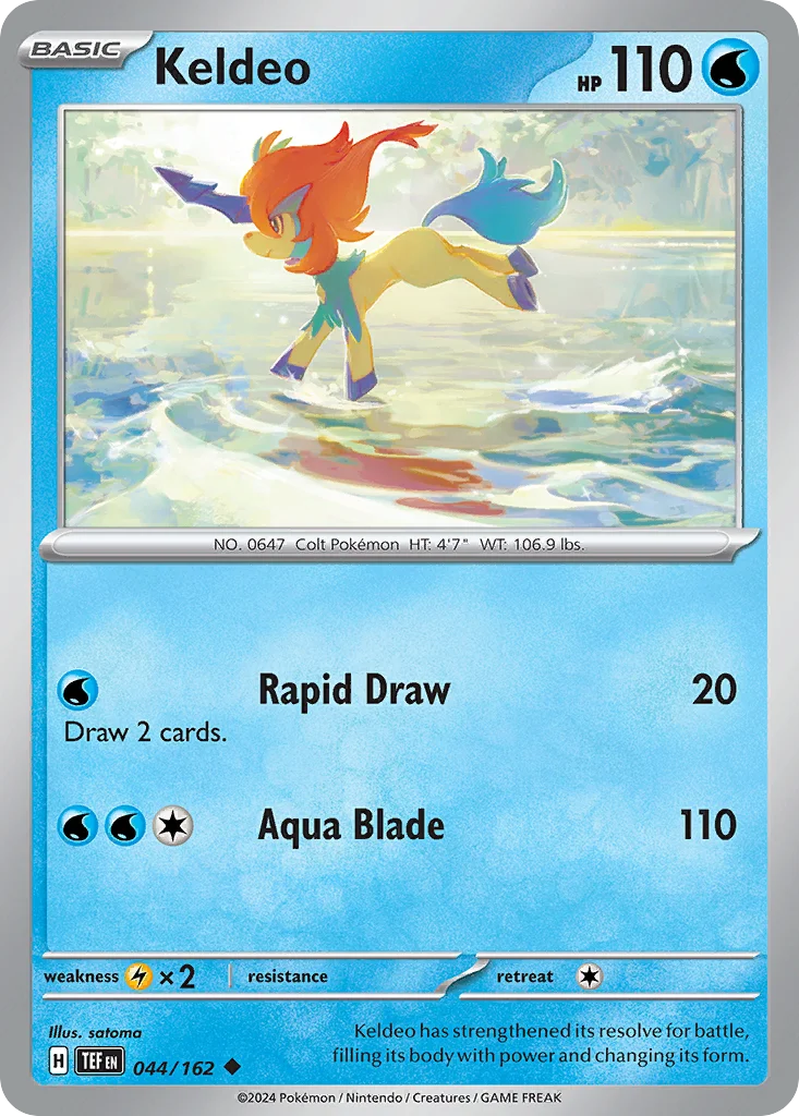 Keldeo 044/162 Uncommon