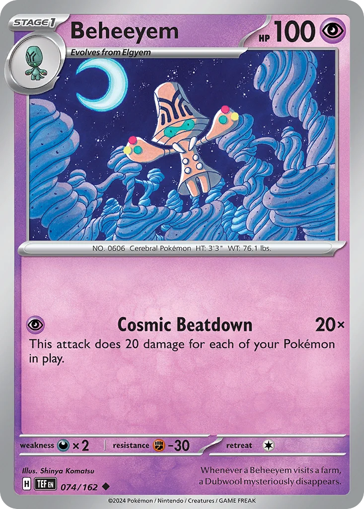 Beheeyem 074/162 Uncommon