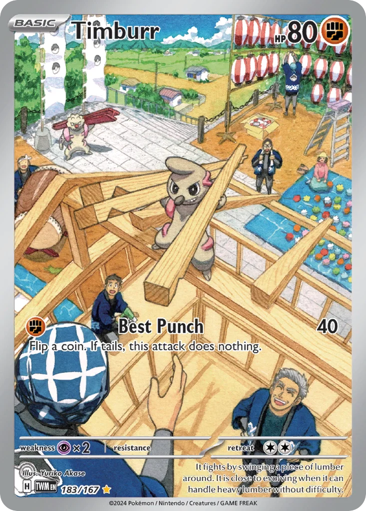 Timburr 183/167 Illustration rare