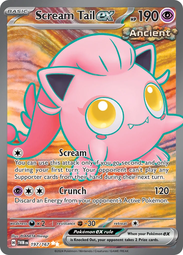 Scream Tail ex 197/167 Ultra rare