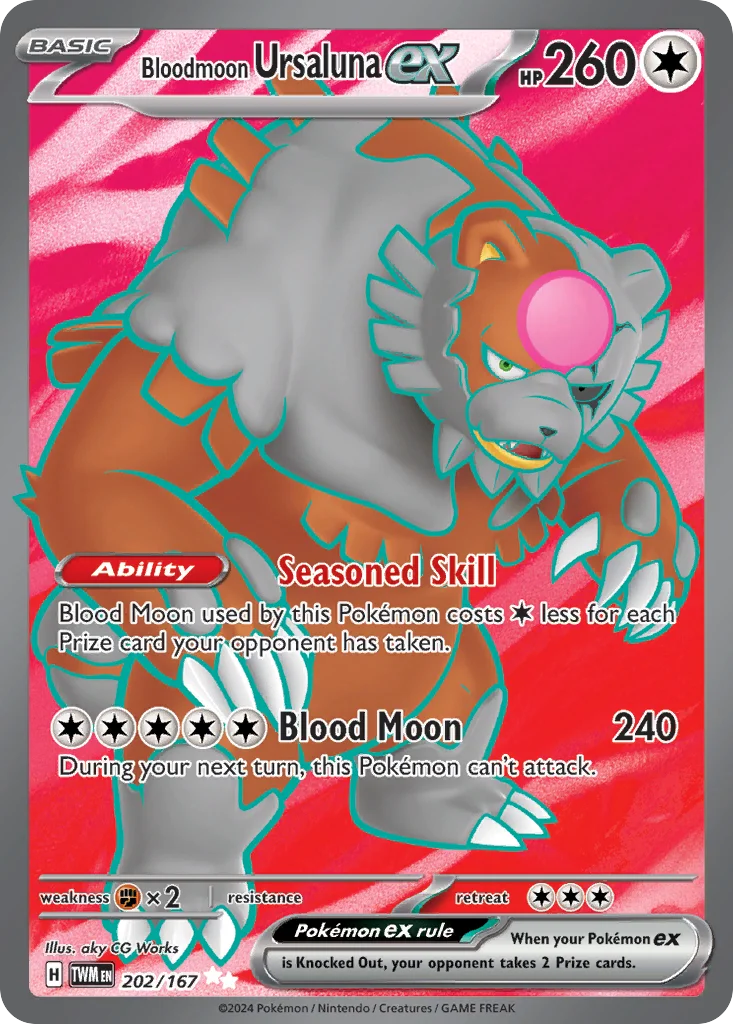 Bloodmoon Ursaluna ex 202/167 Ultra rare