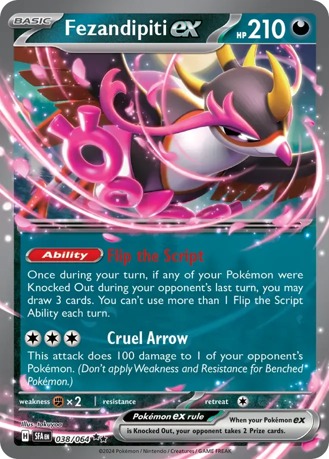Fezandipiti ex 038/064 Double rare