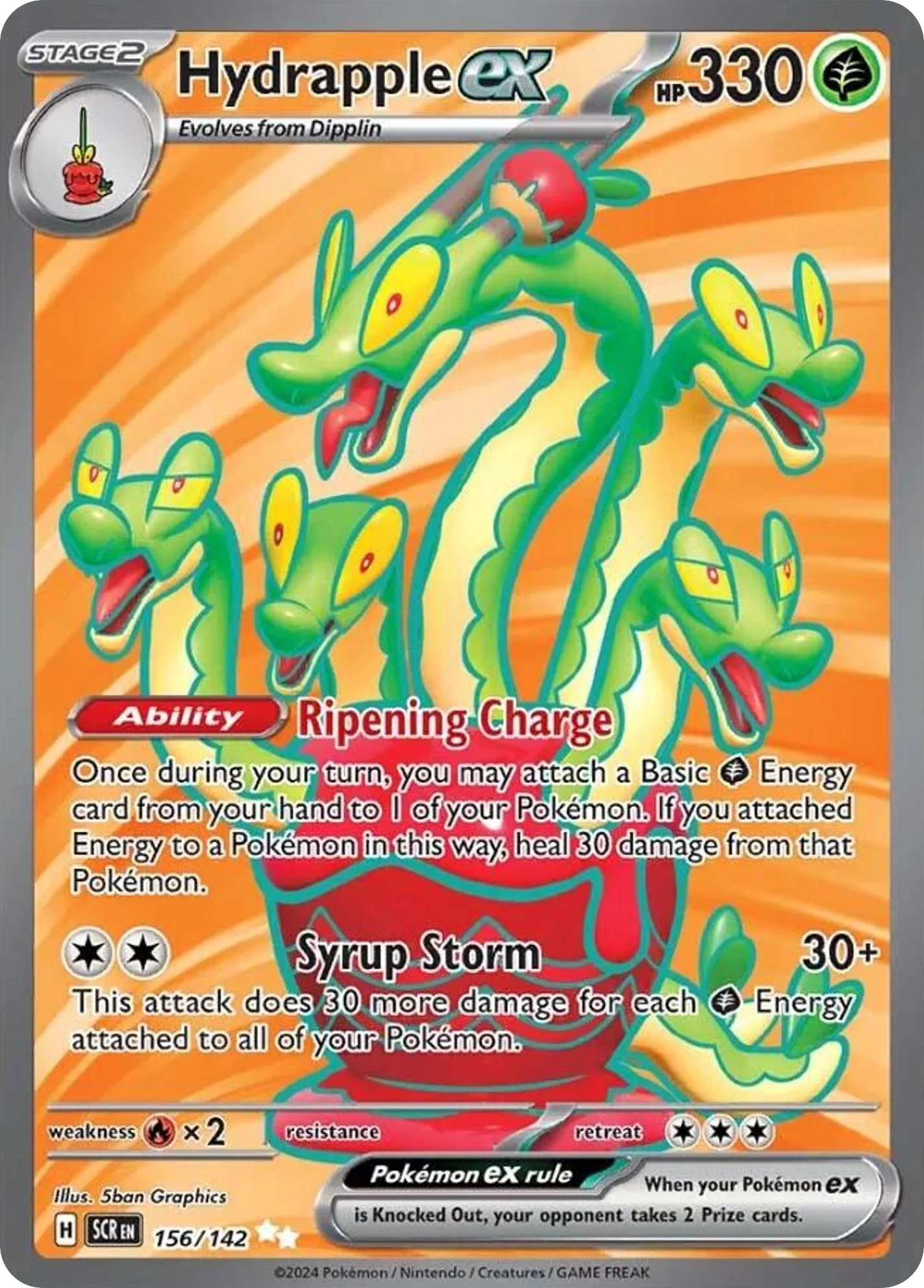 Hydrapple ex 156/142 Ultra rare