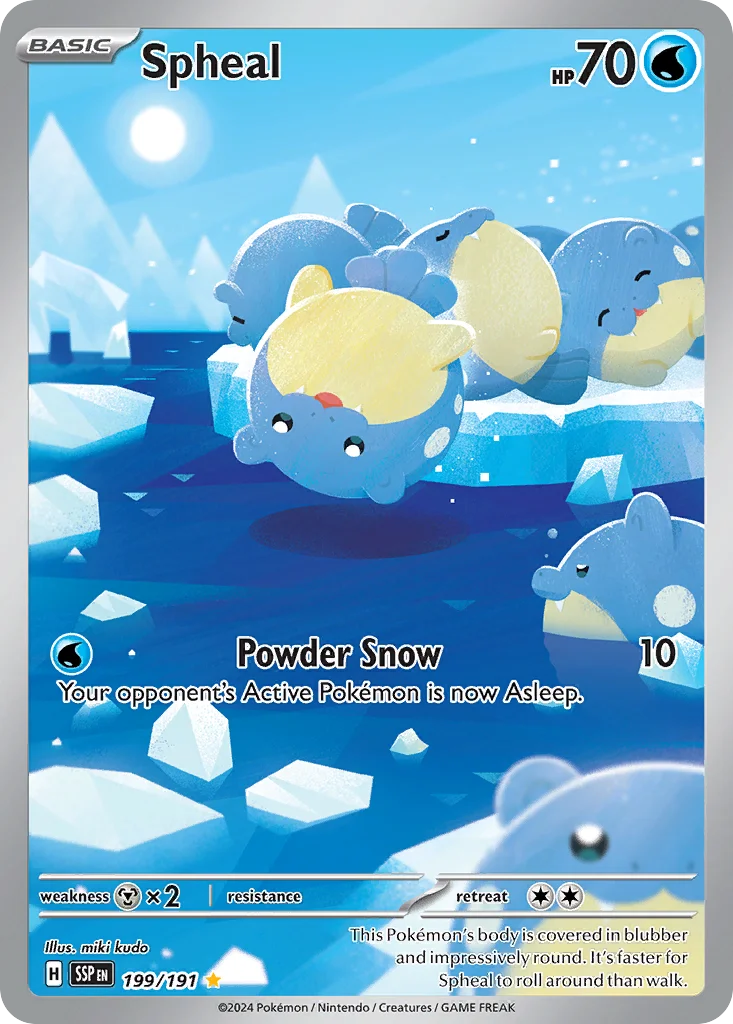 Spheal 199/191 Illustration rare