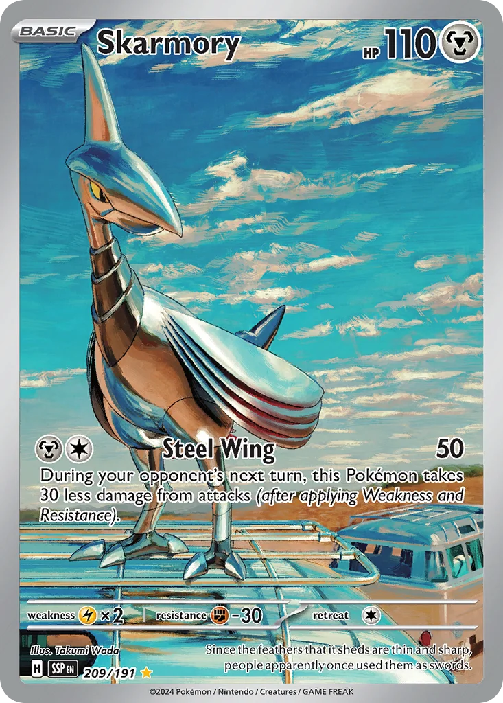Skarmory 209/191 Illustration rare