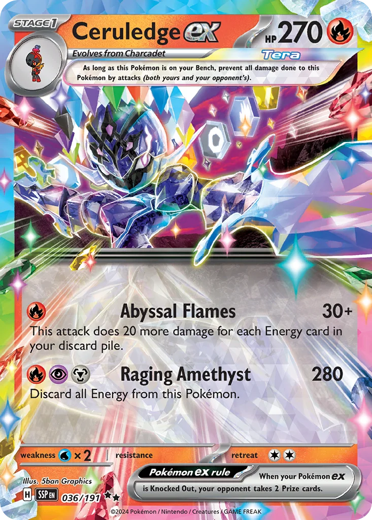 Ceruledge ex 036/191 Double rare