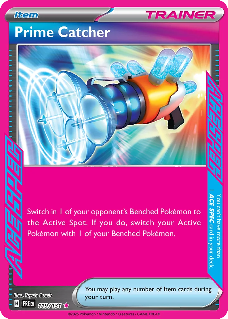 Prime Catcher 119/131 Ace spec rare