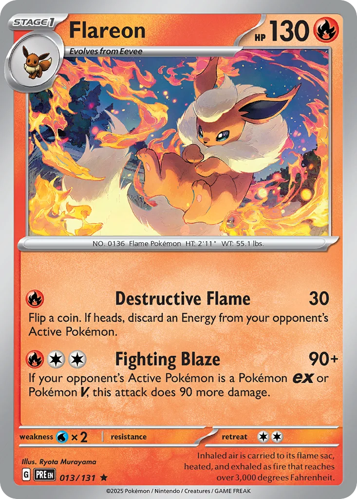 Flareon 013/131 Rare