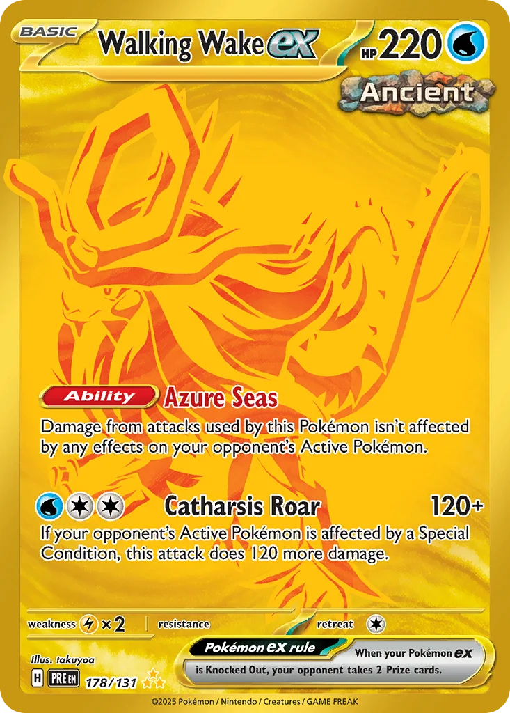Walking Wake ex 178/131 Hyper rare