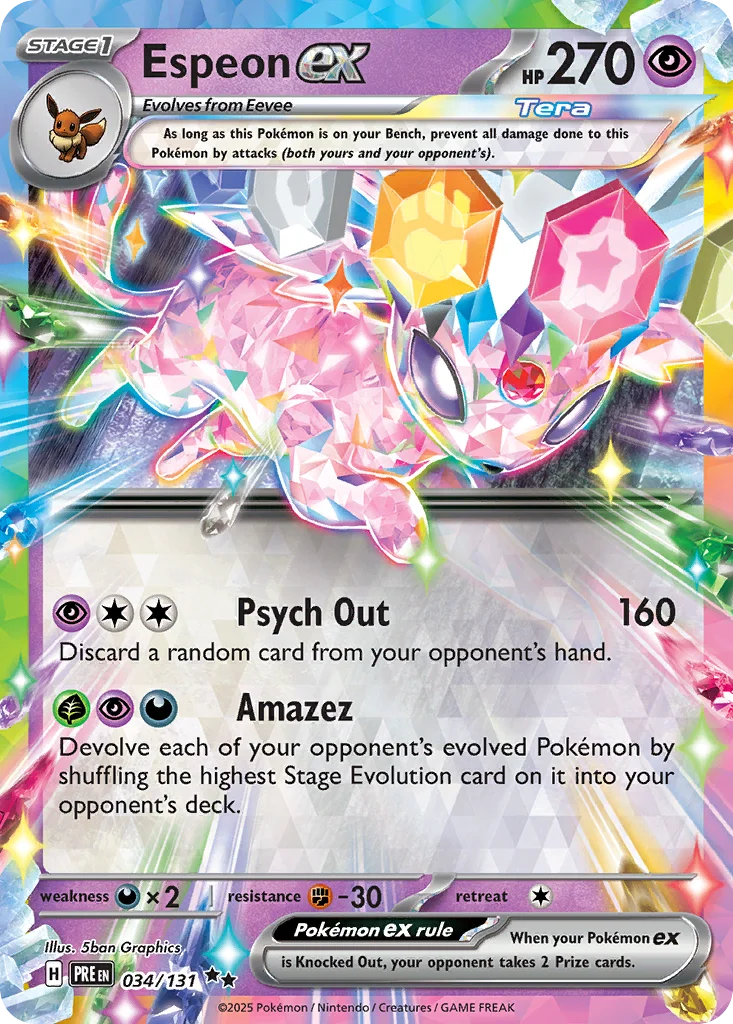Espeon ex 034/131 Double rare