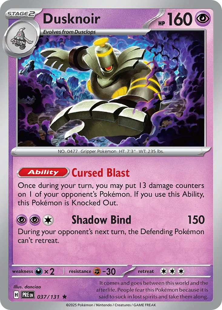 Dusknoir 037/131 Rare