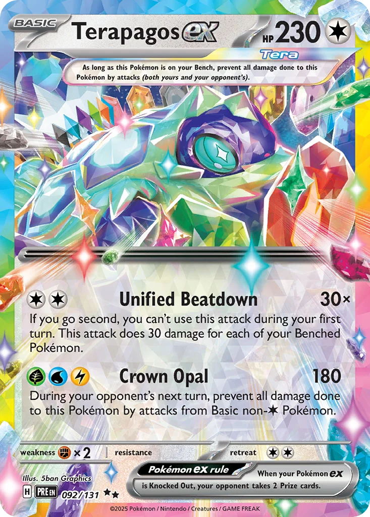 Terapagos ex 092/131 Double rare