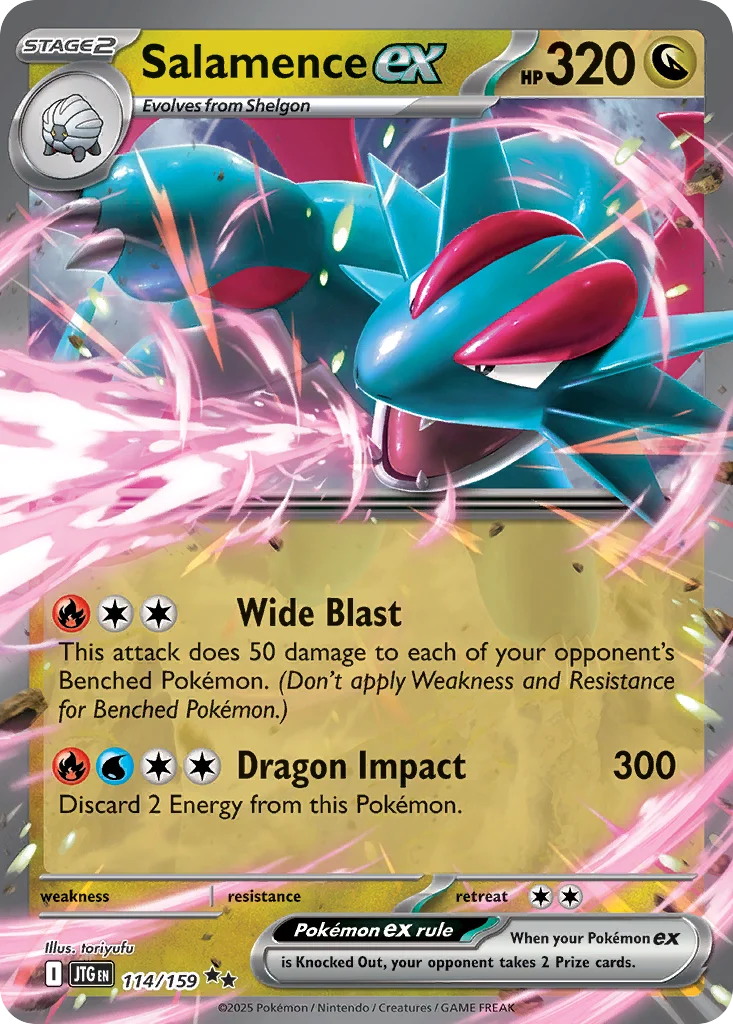 Salamence ex 114/159 Double rare