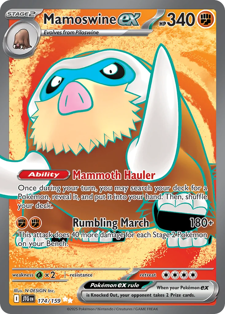 Mamoswine ex 174/159 Ultra rare