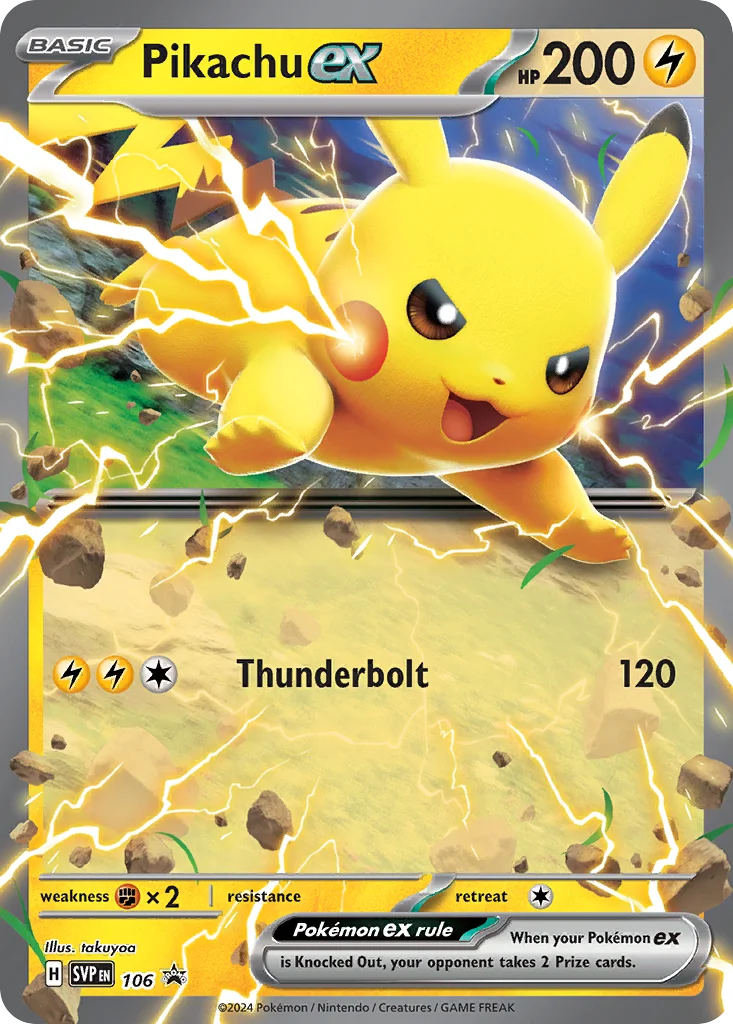 Pikachu ex 106/215 Promo