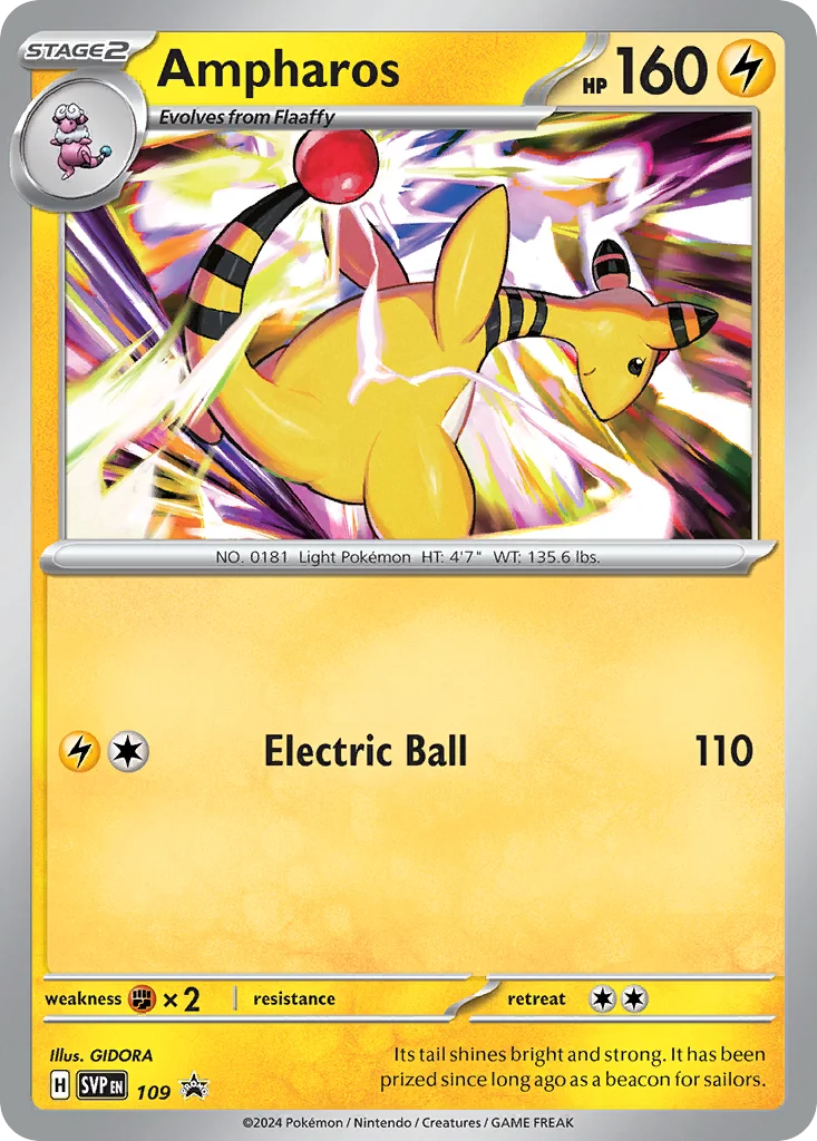 Ampharos 109/215 Promo