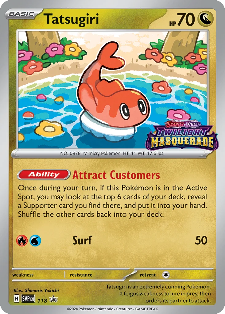 Tatsugiri 118/215 Promo
