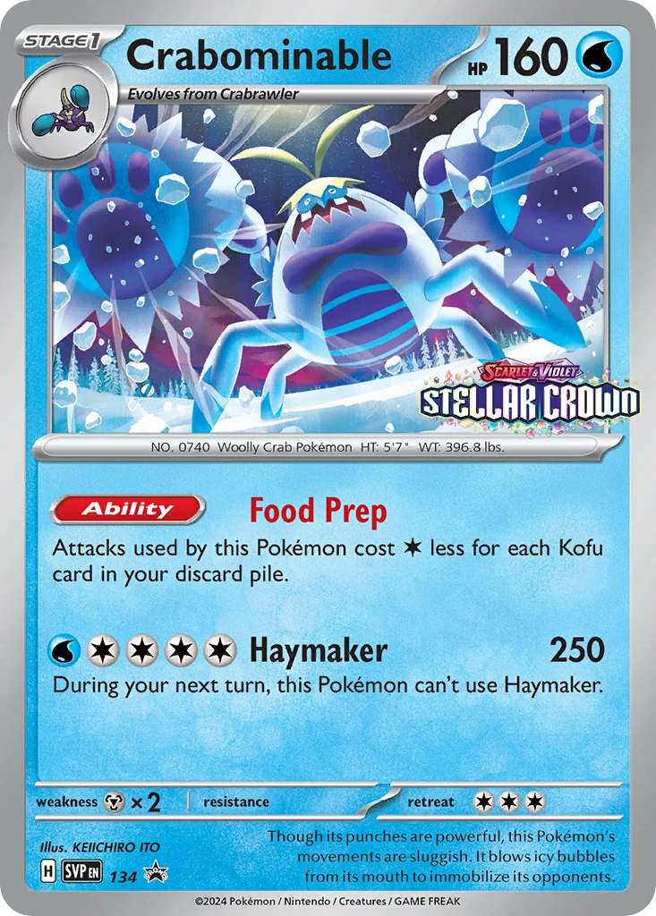 Crabominable 134/215 Promo