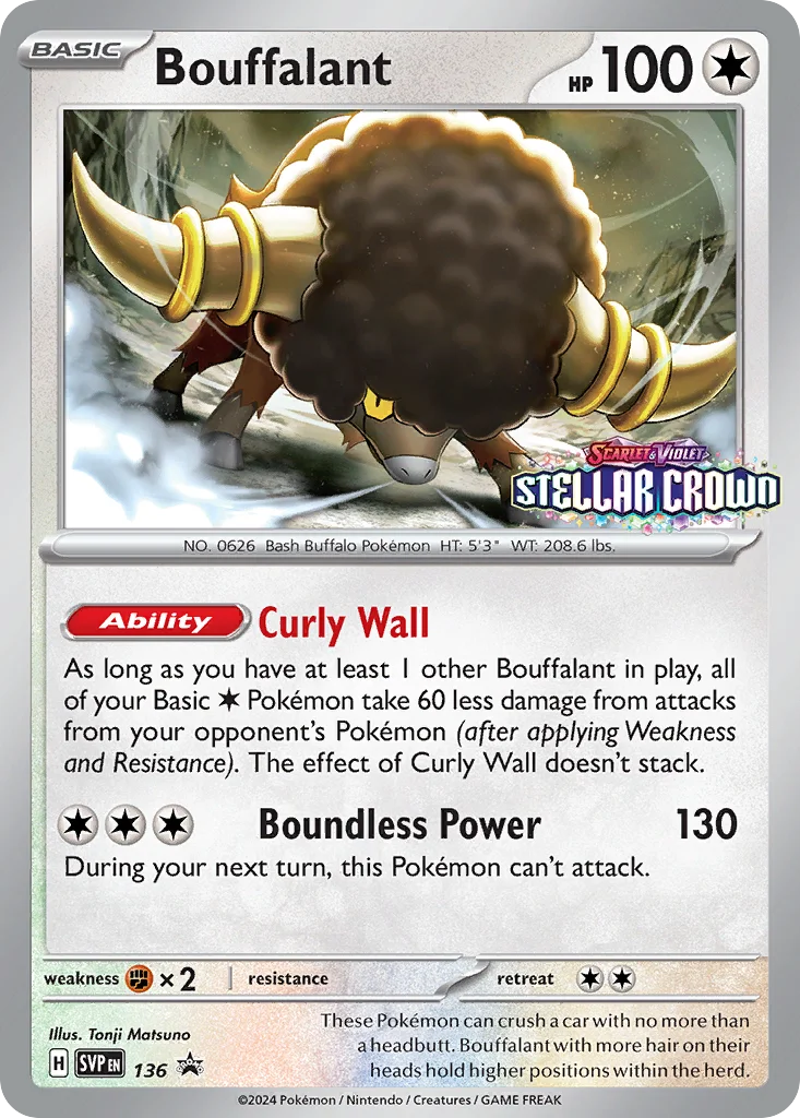 Bouffalant 136/215 Promo