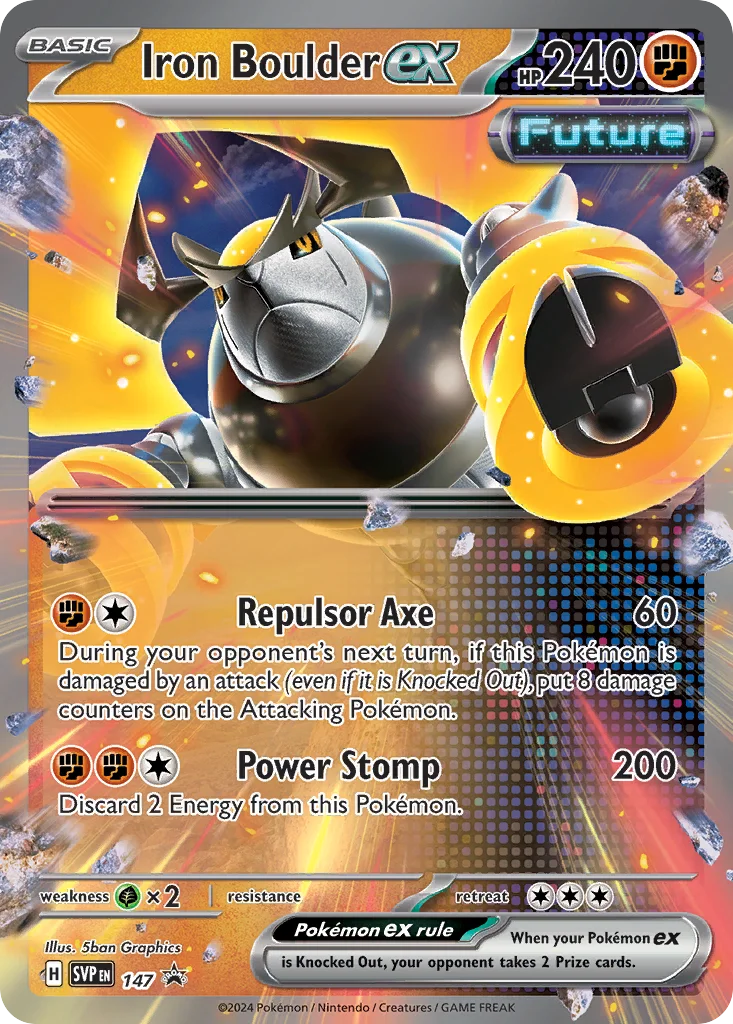 Iron Boulder ex 147/215 Promo