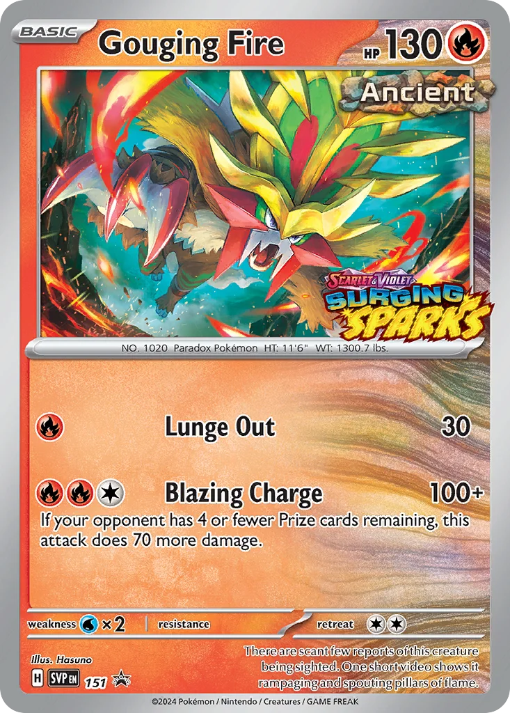 Gouging Fire 151/215 Promo