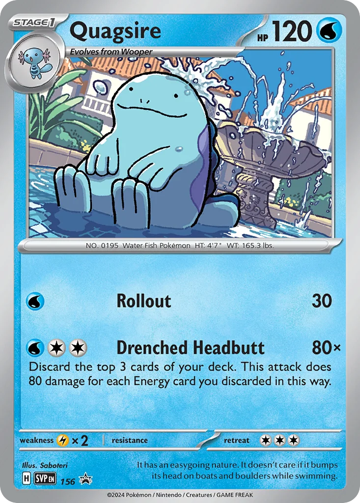Quagsire 156 Promo