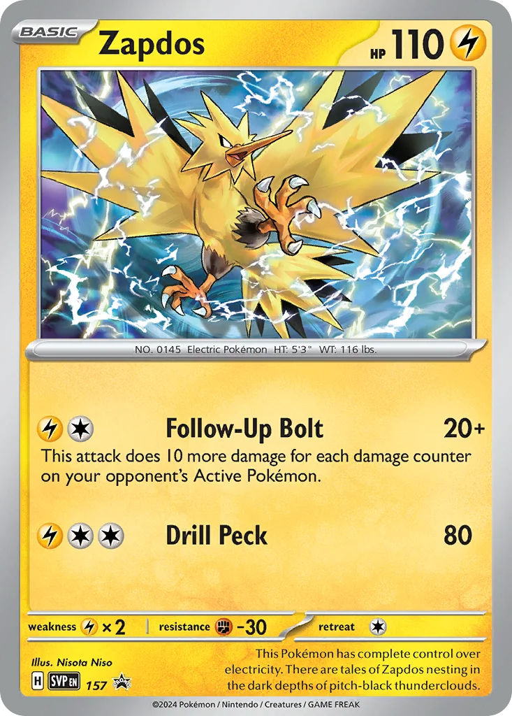 Zapdos 157/215 Promo