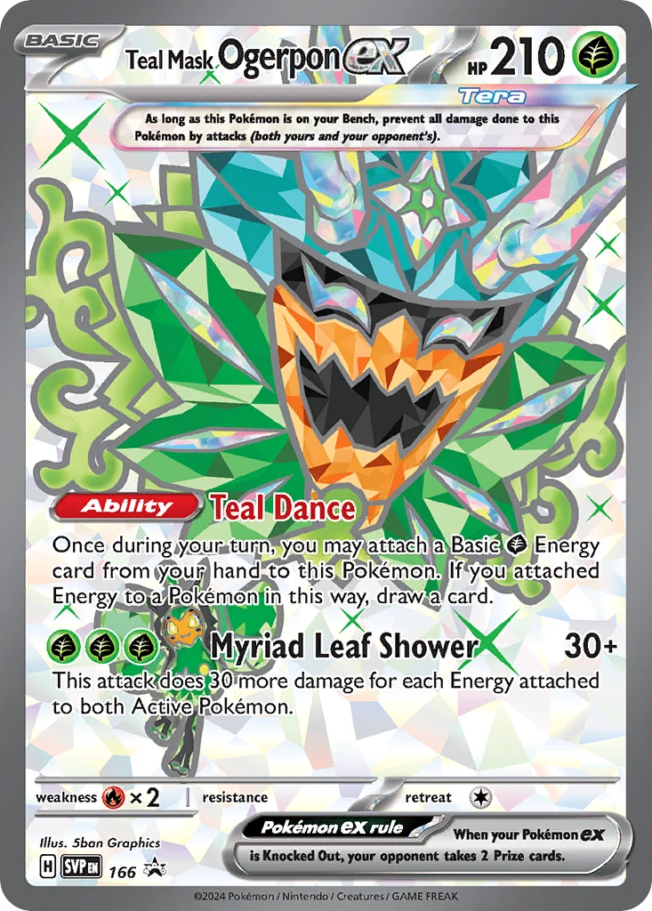 Teal Mask Ogerpon ex SVP 166 Promo