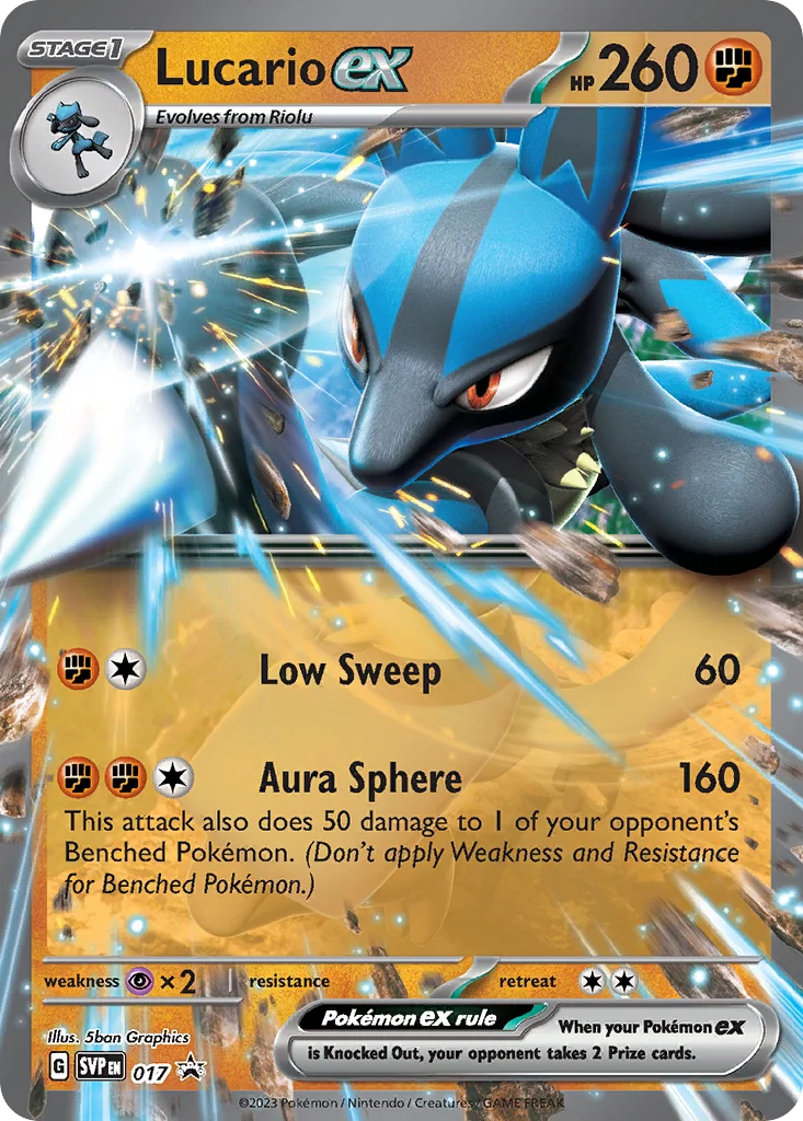 Lucario ex 017/215 Promo
